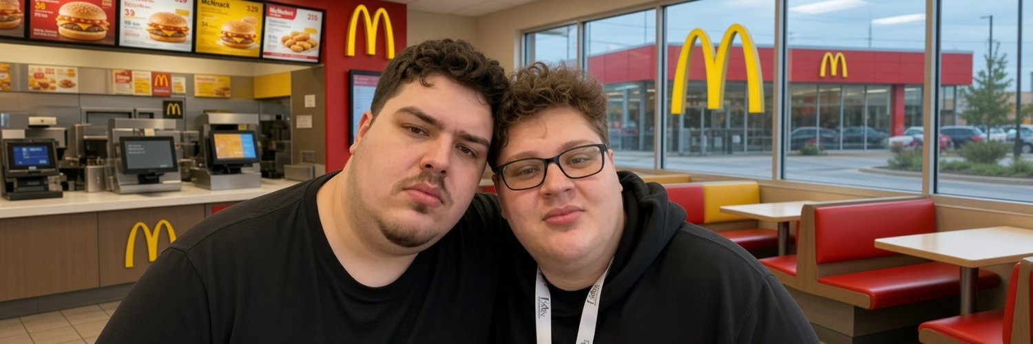 The Fat Coin boys at the burger joint